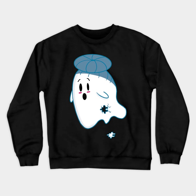 Little Ghost Scattered Crewneck Sweatshirt by nathalieaynie